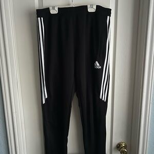 Adidas Tapered Black Climawarm Track Pants